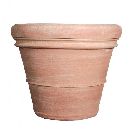 Vaso in Terracotta Doppio Bordo | Laboratorio San Rocco
