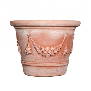 Vaso in Terracotta Toscano Festonato | Laboratorio San Rocco
