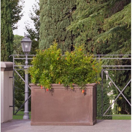 Vaso in terracotta  Cassetta Alta Liscia - Laboratorio San Rocco