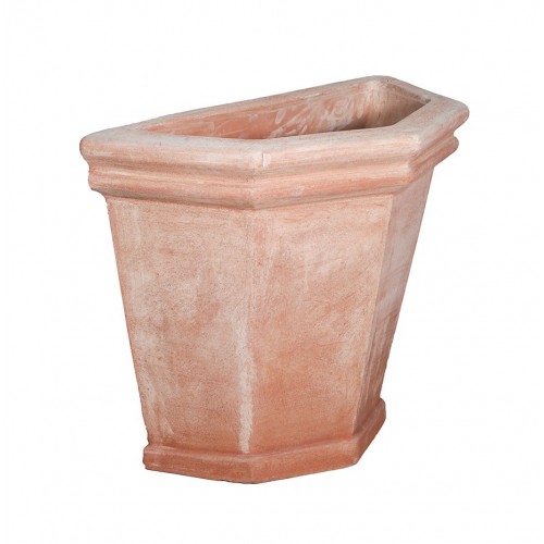 Mezzo Vaso in Terracotta Ottagonale | Laboratorio San Rocco