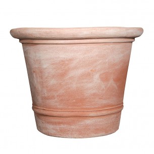 Vaso in terracotta  Vaso Toscano Liscio - Laboratorio San Rocco