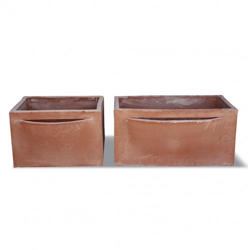 Vaso in terracotta  Ortovaso Attico - Laboratorio San Rocco