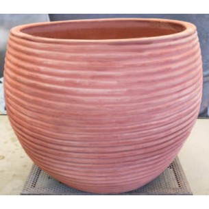 Vaso in terracotta  Faxi Solcato - Laboratorio San Rocco