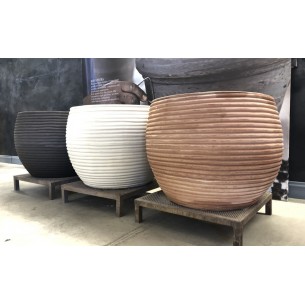 Vaso in terracotta  Faxi Solcato - Laboratorio San Rocco 2