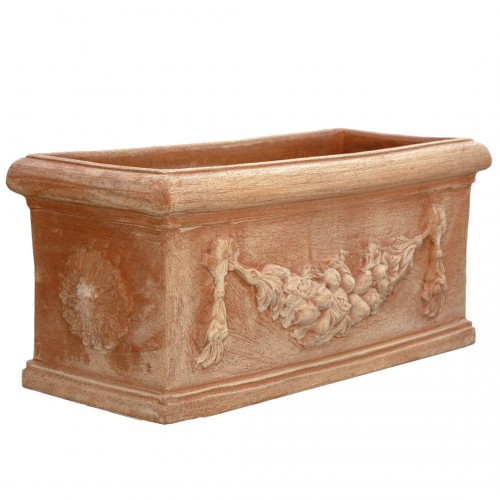 Festooned Terracotta Planter Atlas | Laboratorio San Rocco