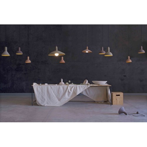 Illuminazione in terracotta artigianale di design | Laboratorio San Rocco